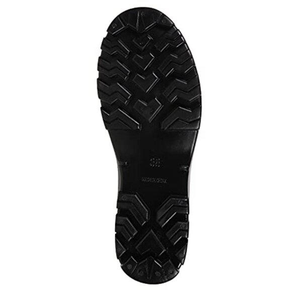 Mid Calf Rain Boots Waterproof Rubber Garden Shoes Classic Glossy Round Toe - Picture 7 of 8